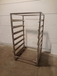 Mobile stainless steel cart